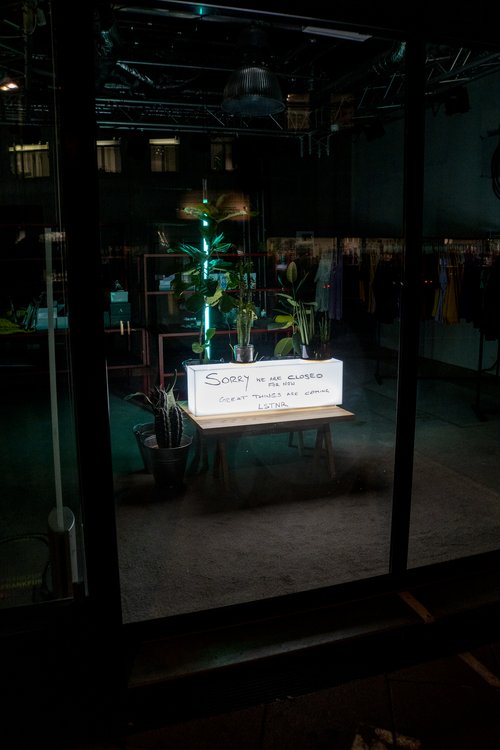 Sorry we are closed for now. Great things are coming. Lstnr. Lampe