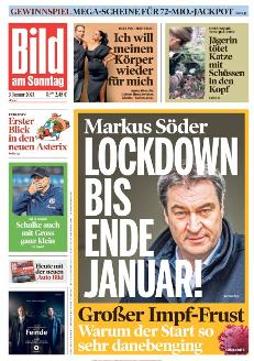 Bild-Zeitung 3. Januar 2021