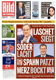 Bild-Zeitung 17. Januar 2021