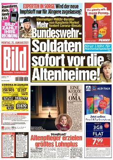 Bild-Zeitung 25. Januar 2021