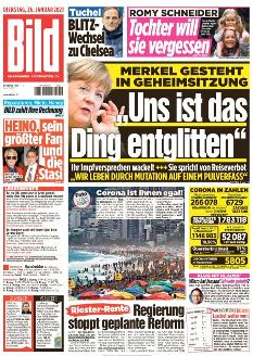 Bild-Zeitung 26. Januar 2021