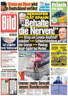 Bild-Zeitung 29. Januar 2021