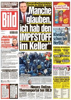 Bild-Zeitung 1. Februar 2021