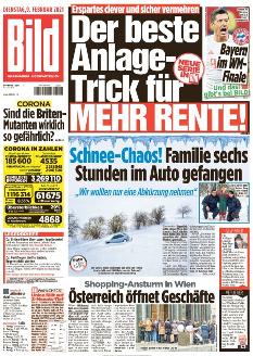 Bild-Zeitung 9. Februar 2021
