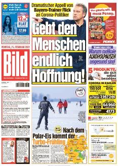 Bild-Zeitung 15. Februar 2021