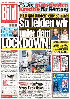 Bild-Zeitung 16. Februar 2021