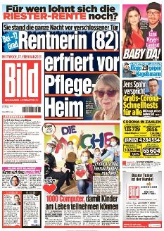 Bild-Zeitung 17. Februar 2021