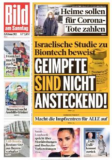 Bild-Zeitung 21. Februar 2021