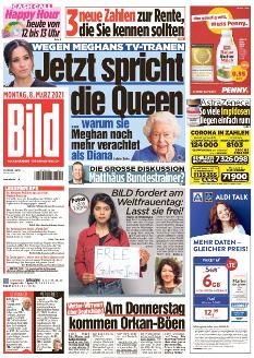 Bild-Zeitung 8. März 2021