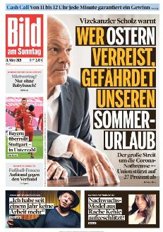 Bild-Zeitung 21. März 2021