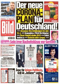 Bild-Zeitung 22. März 2021