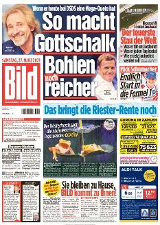 Bild-Zeitung 27. März 2021