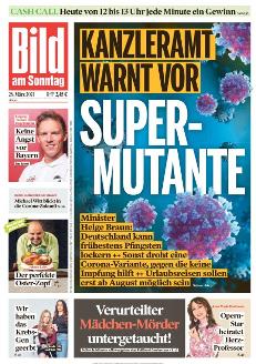 Bild-Zeitung 28. März 2021