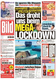 Bild-Zeitung 30. März 2021