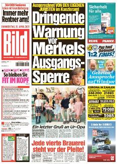 Bild-Zeitung 15. April 2021