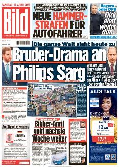 Bild-Zeitung 17. April 2021