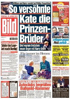 Bild-Zeitung 19. April 2021