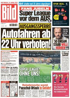 Bild-Zeitung 21. April 2021