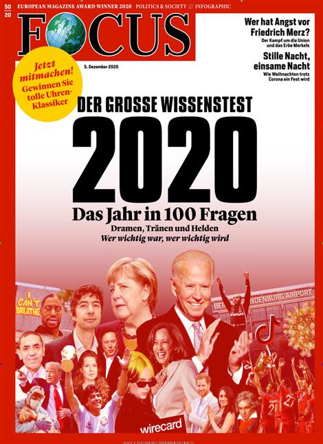 Cover Focus-Zeitschrift 50 2020