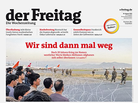 Cover Der Freitag 33 2021