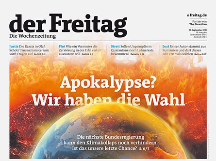 Cover Der Freitag 38 2021