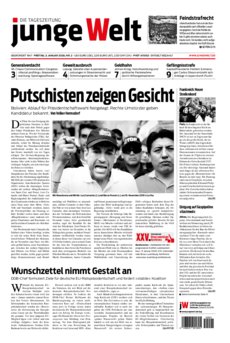 Junge Welt Zeitung 3. Januar 2020