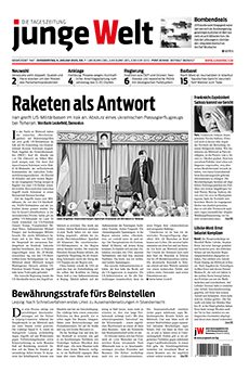 Junge Welt Zeitung 9. Januar 2020