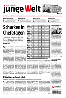 Junge Welt Zeitung 10. Januar 2020