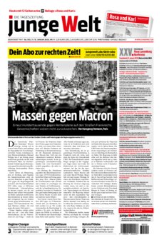 Junge Welt Zeitung 11. Januar 2020