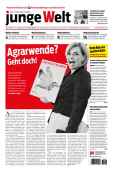 Junge Welt Zeitung 18. Januar 2020