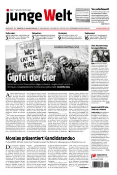 Junge Welt Zeitung 21. Januar 2020