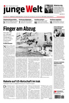 Junge Welt Zeitung 28. Januar 2020