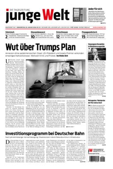 Junge Welt Zeitung 30. Januar 2020
