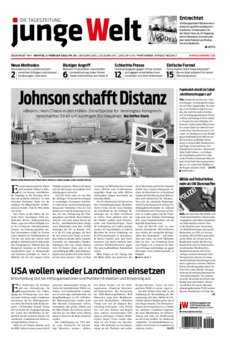 Junge Welt Zeitung 3. Februar 2020