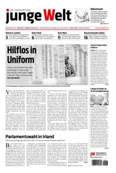Junge Welt Zeitung 10. Februar 2020