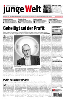 Junge Welt Zeitung 28. Februar 2020