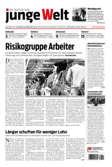 Junge Welt Zeitung 18. März 2020