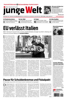 Junge Welt Zeitung 21. März 2020