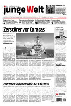 Junge Welt Zeitung 3. April 2020