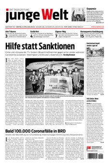 Junge Welt Zeitung 6. April 2020
