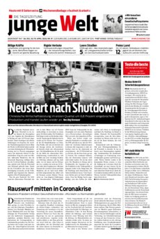 Junge Welt Zeitung 18. April 2020