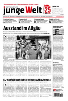 Junge Welt Zeitung 25. April 2020