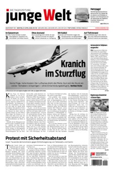 Junge Welt Zeitung 27. April 2020
