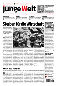 Junge Welt Zeitung 2. Mai 2020