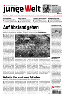 Junge Welt Zeitung 4. Mai 2020