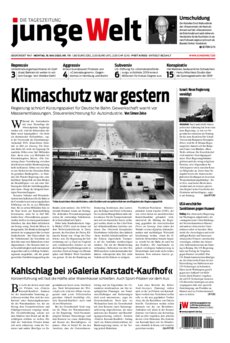 Junge Welt Zeitung 18. Mai 2020