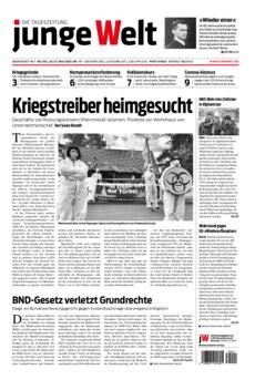 Junge Welt Zeitung 20. Mai 2020