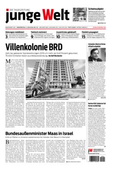 Junge Welt Zeitung 11. Juni 2020