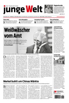 Junge Welt Zeitung 12. Juni 2020