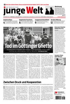 Junge Welt Zeitung 23. Juni 2020